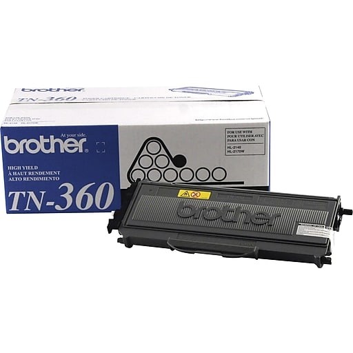 Brother Genuine High Yield Black Mono Laser Toner Cartridge - TN360