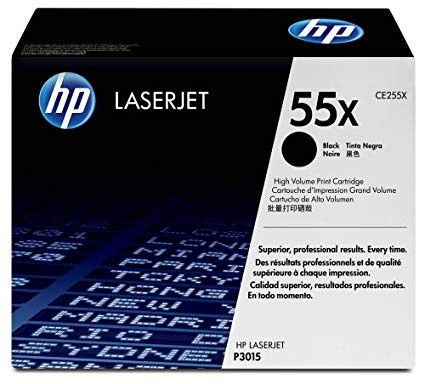 HP 55X High Yield Black Original LaserJet Toner Cartridge - CE255X