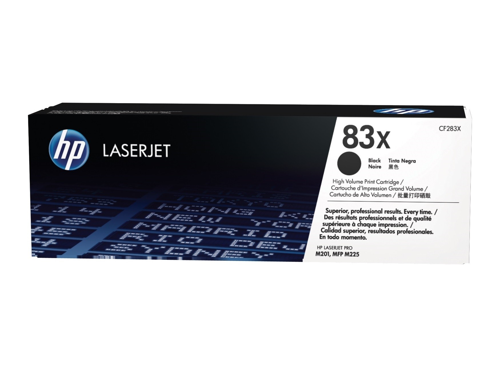 HP 83X High Yield Black Original LaserJet Toner Cartridge - CF283X