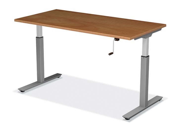 Laminate Adjustable Height Table - 60"W x 30"D