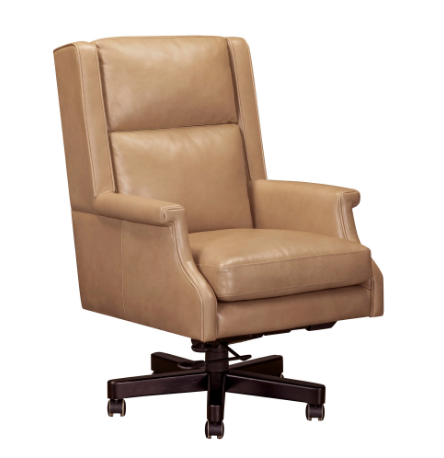 Renaissance Clay Leather Desk chair by Parker House