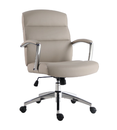 Softy Taupe Vegan Leather Desk Chair by Parker House