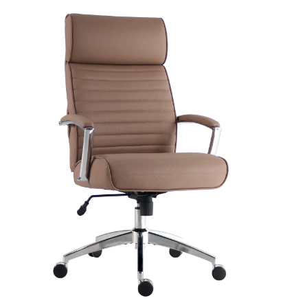 Softy Latte Vegan Leather Desk Chair Tall by Parker House 