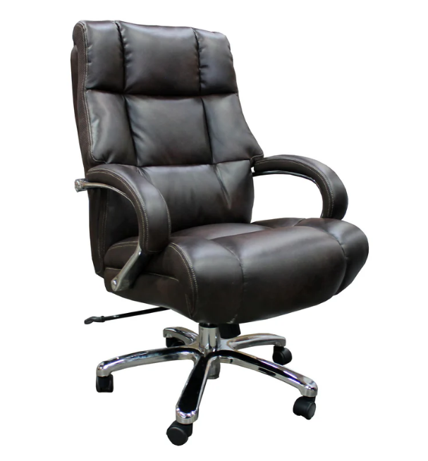 Cafe Fabric Heavy Duty Desk Chair (400 lb) by Parker House