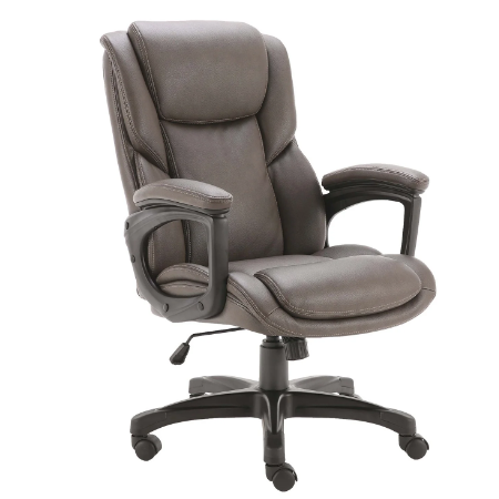 Grand Slam Mocha Fabric Desk Chair by Parker House