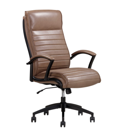 Smooth Latte Leather Desk Chair by Parker House