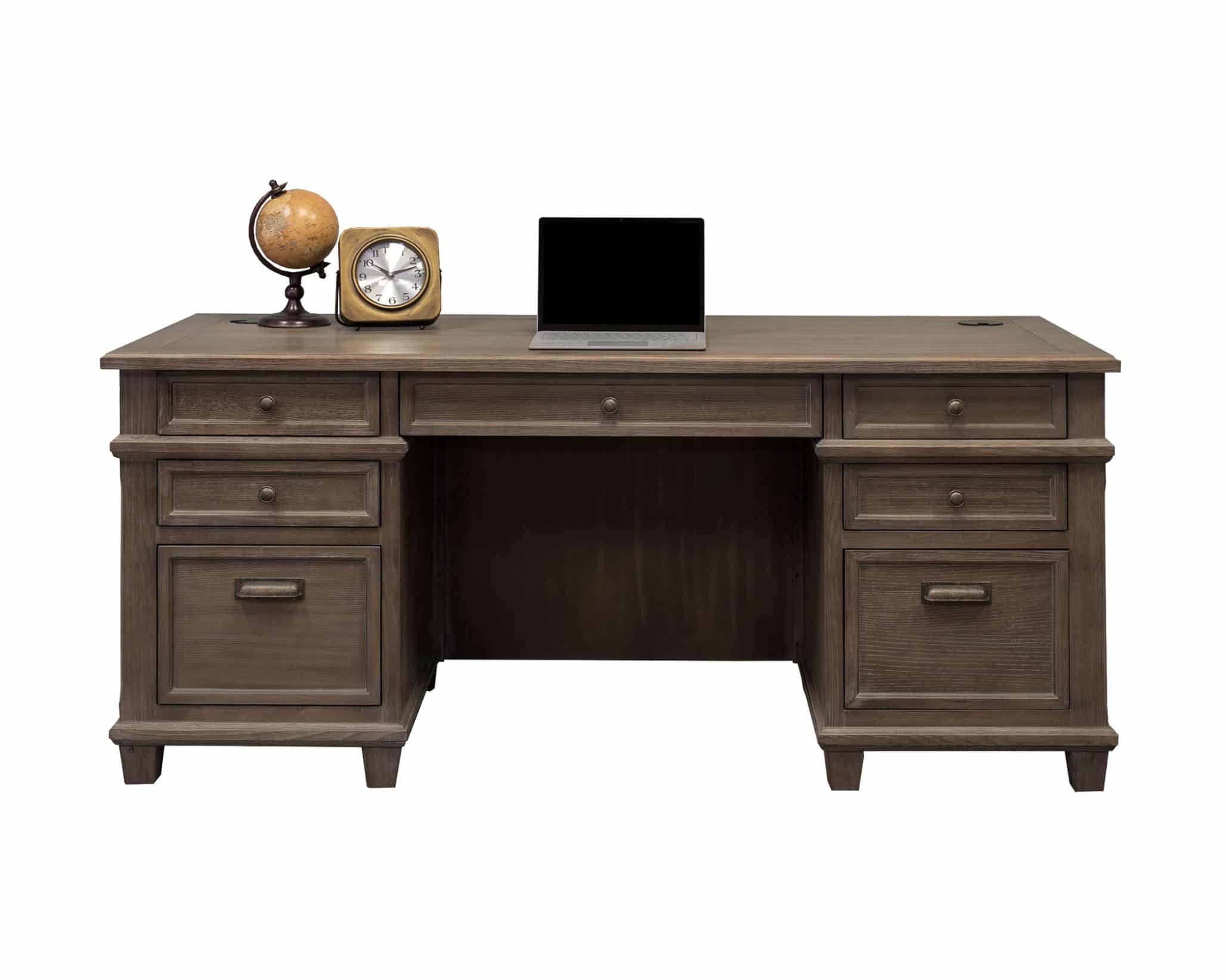 Carson Double Pedestal Desk by Martin Furniture