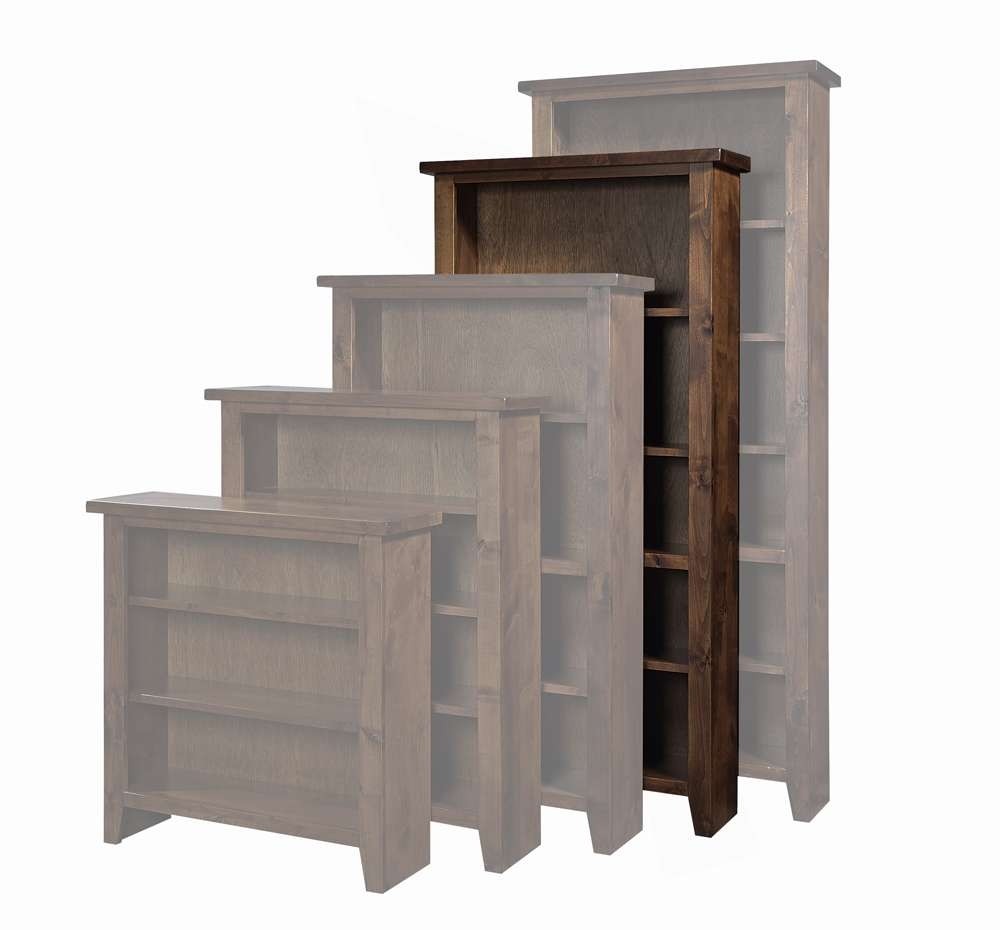 Alder Grove 72" Bookcase by Aspenhome, 3 Finishes 