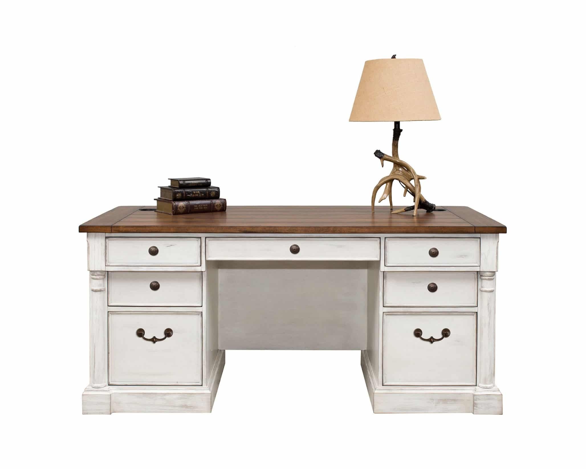 Durham 60" Double Pedestal Executive Desk by Martin Furniture