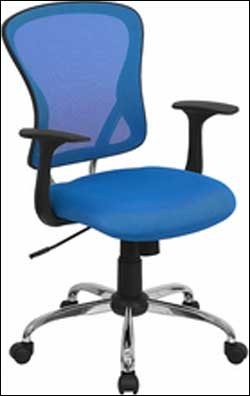 Blue Mesh Executive Office Chair 