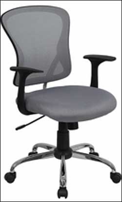 Gray Mesh Executive Office Chair 