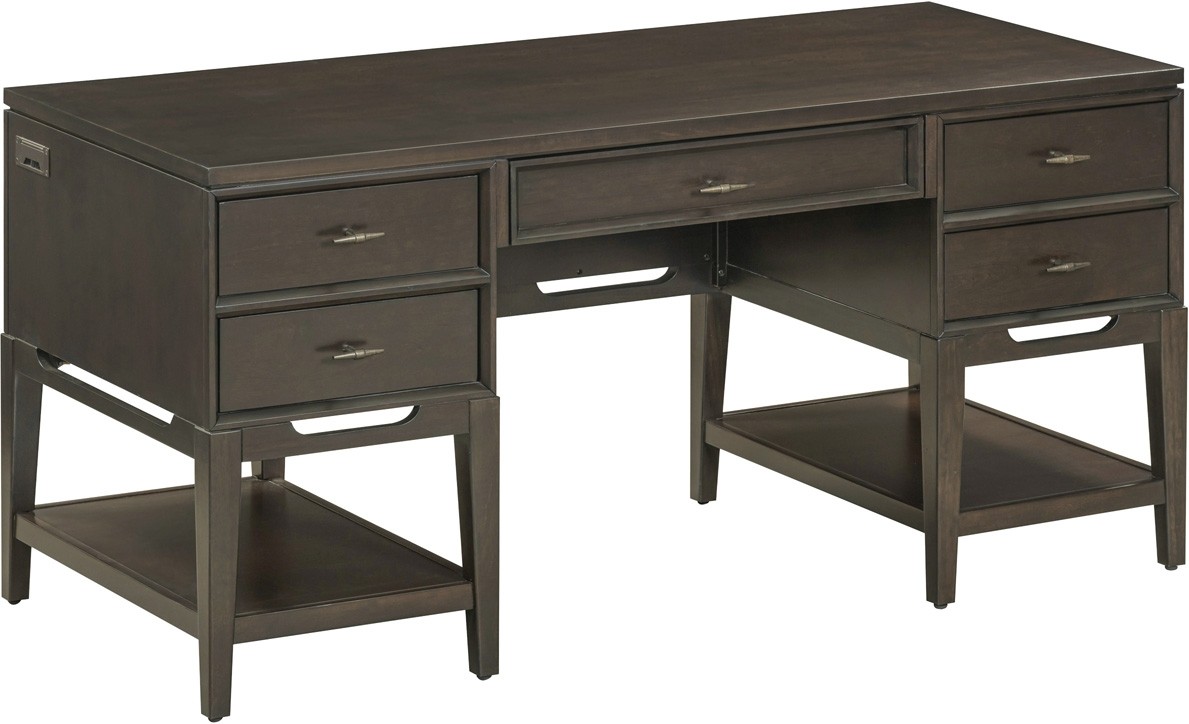 Sutton 64" Half Pedestal Desk by Aspenhome