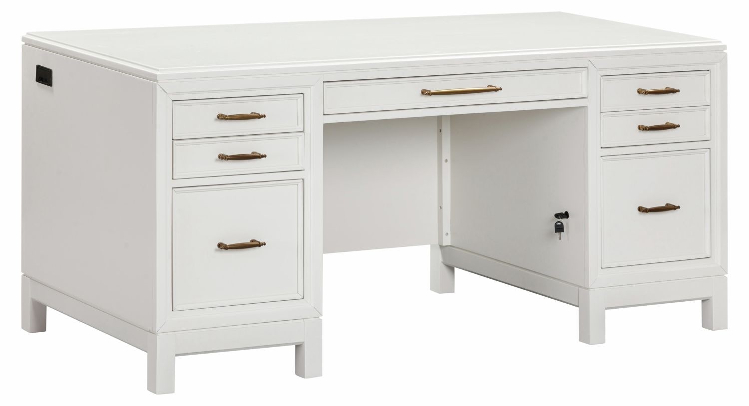 Alexander 66" Executive Desk by Aspenhome