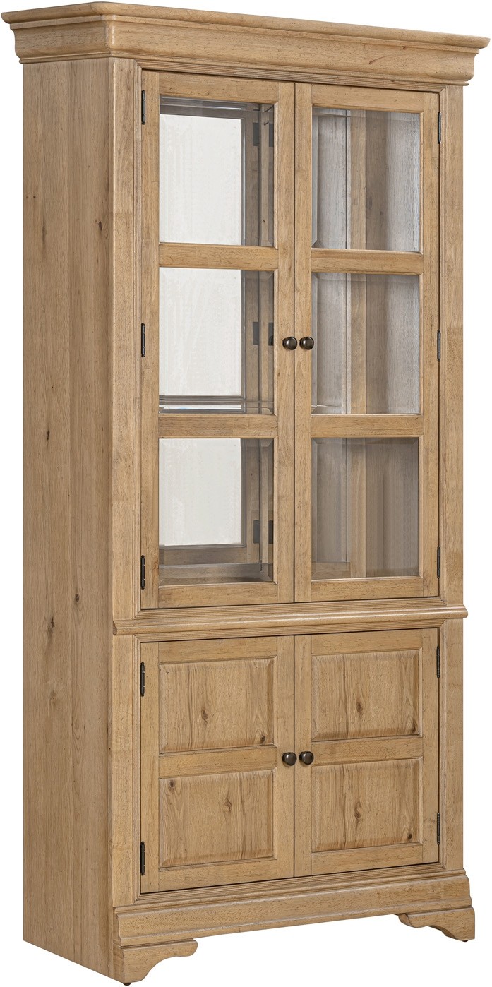 Chateau Philippe Glass Door Bookcase by Aspenhome
