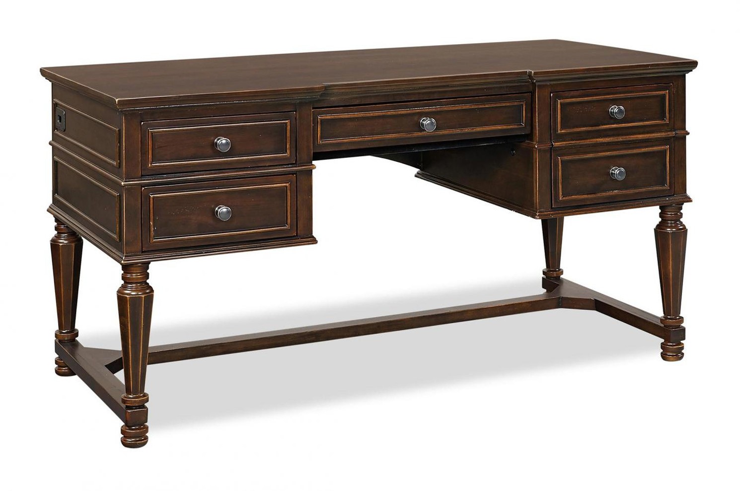 Weston 60" Half-Pedestal Desk by Aspenhome