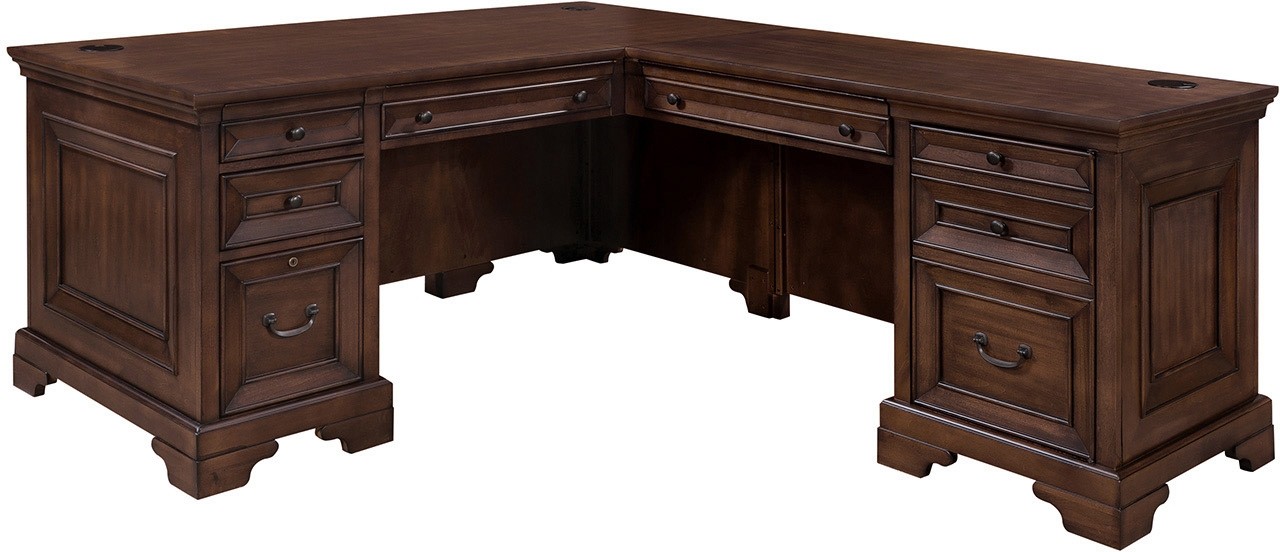 Richmond L-Shaped Desk by Aspenhome