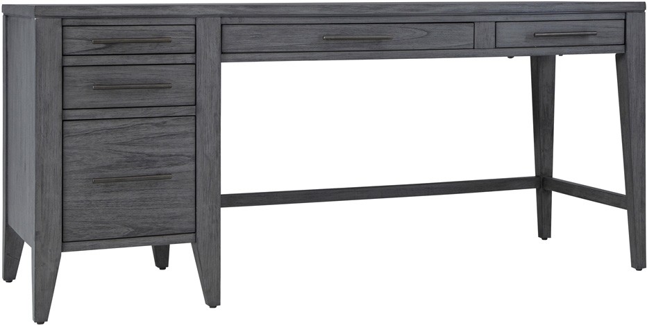 Preston Single Pedestal Desk by Aspenhome 