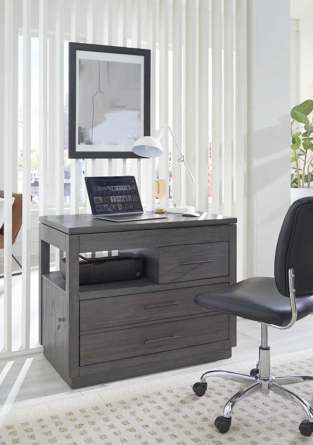 Preston Workstation Combo File w/Lift Top by Aspenhome