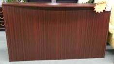 OPL169M Mahogany Reception Desk Shell with Counter