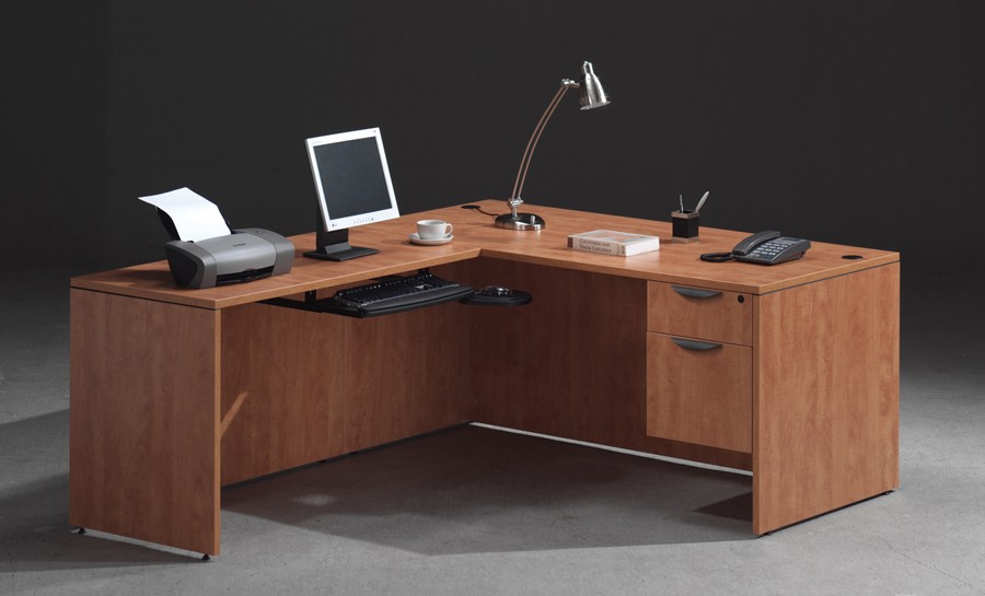 Isaac Rogers PL#29 Performance Laminate L-shape Desk