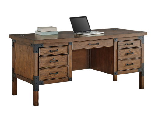 Addison Half Pedestal Desk by Riverside #IMAD660