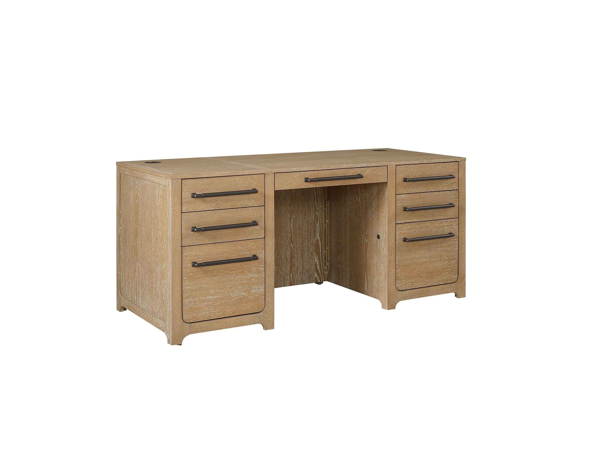 Canyon Drive 68" Double Pedestal Desk by Martin Furniture