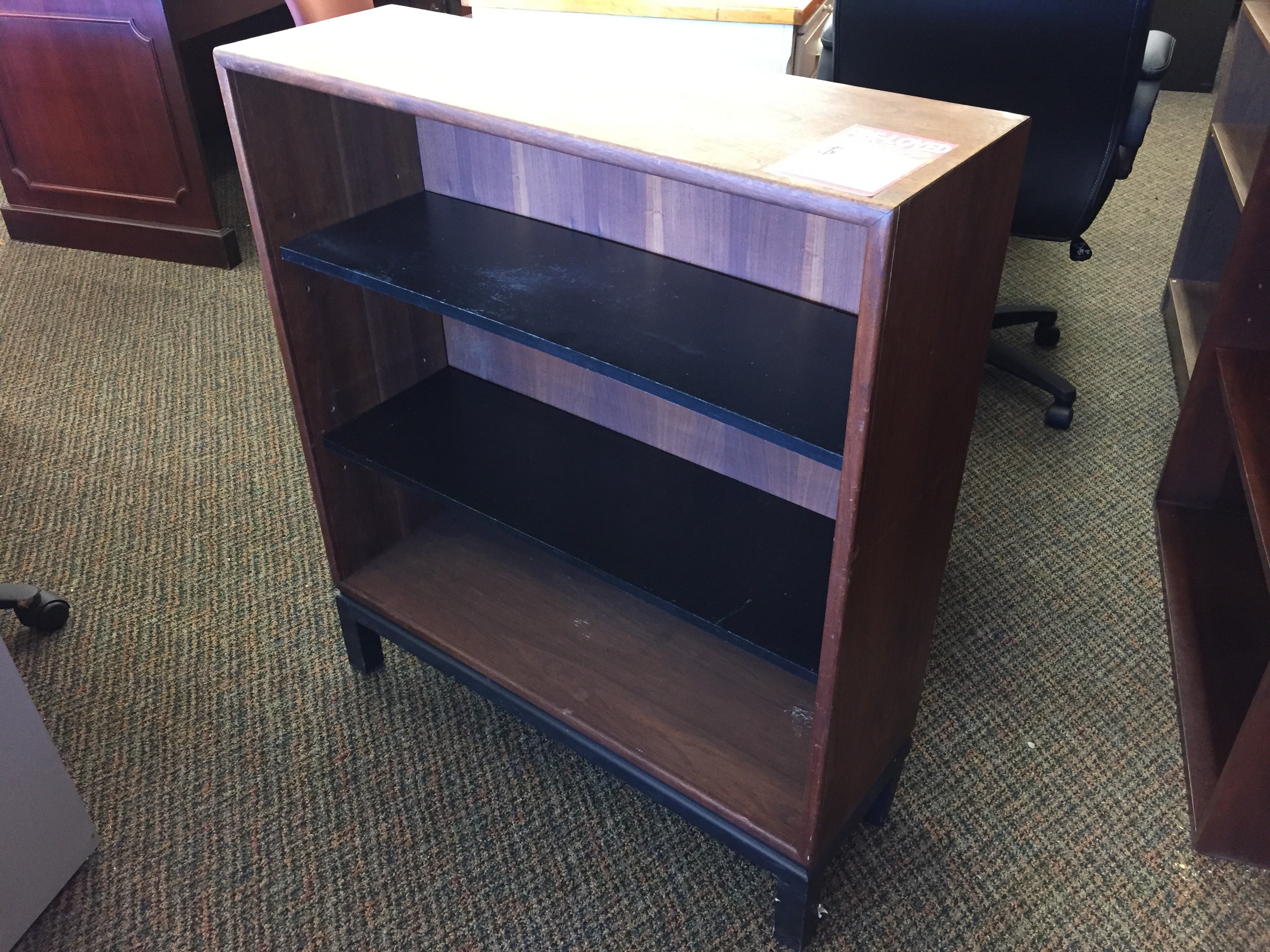 Used Compact Bookcase With Two Shelves 