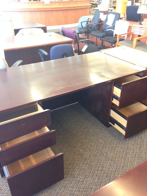 Mahogany Executive Desk