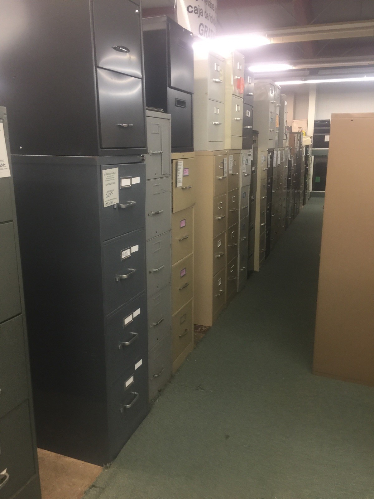 Blowout Sale on These 4 Drawer Vertical Files