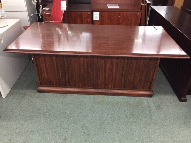 Cherry wood best sale executive desk