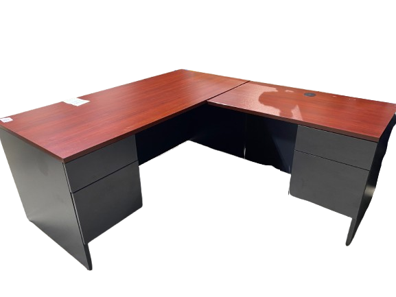 Preowned L-Shaped Desk by Lacasse