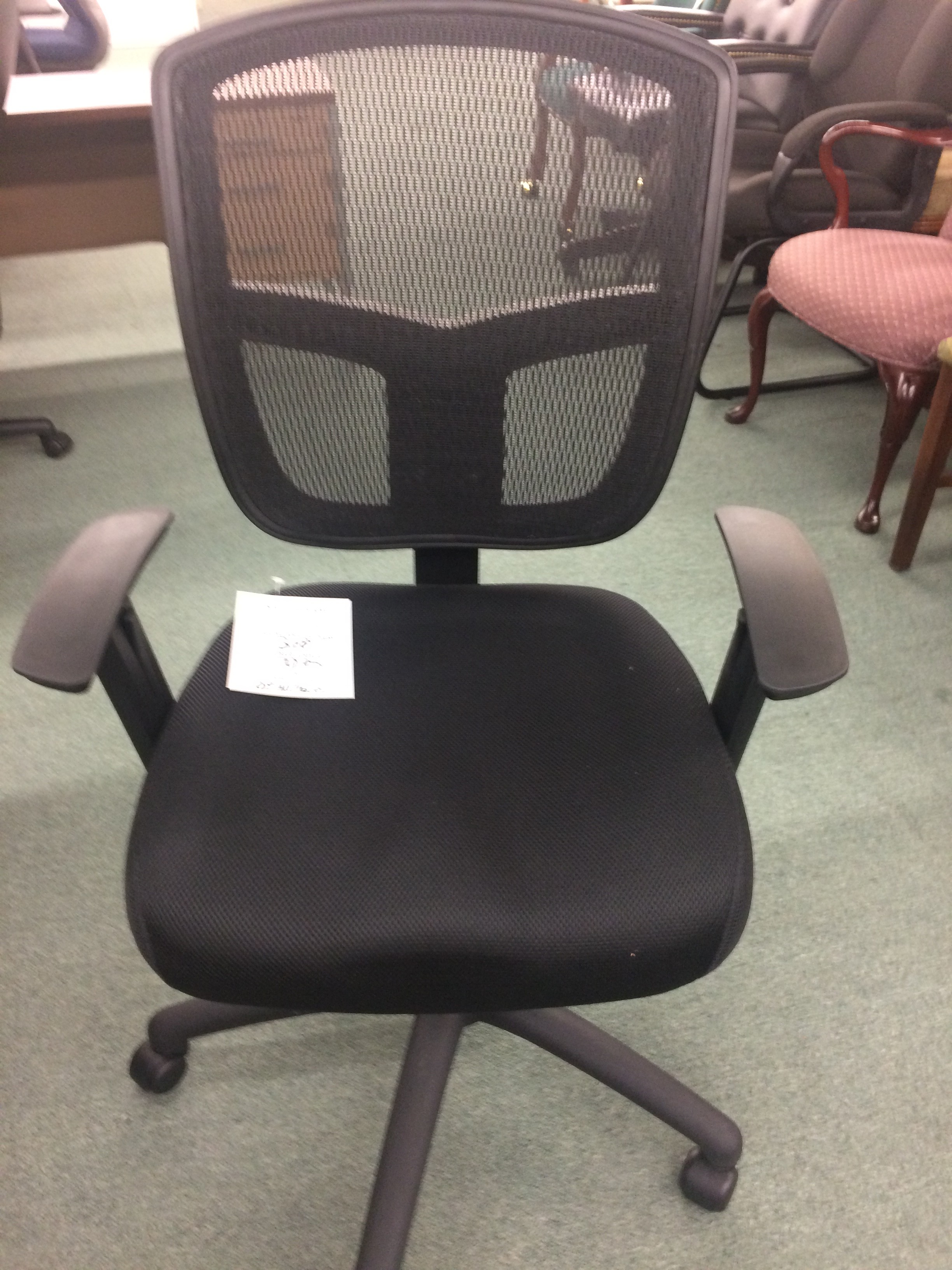 Black Mesh Back Chair