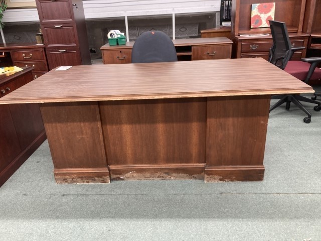 Used Jasper Table Company Double Pedestal Desk