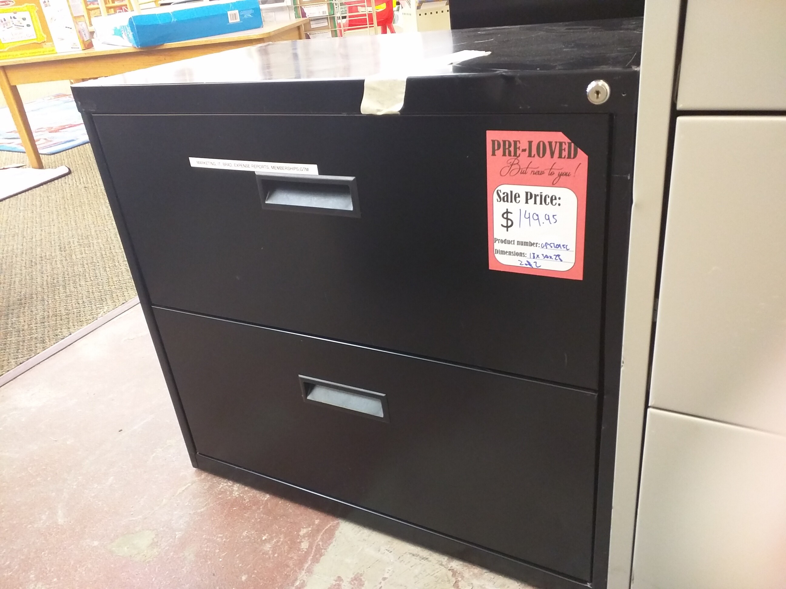 Buy Black Two Drawer Lateral Filing for only 149.95 at Office