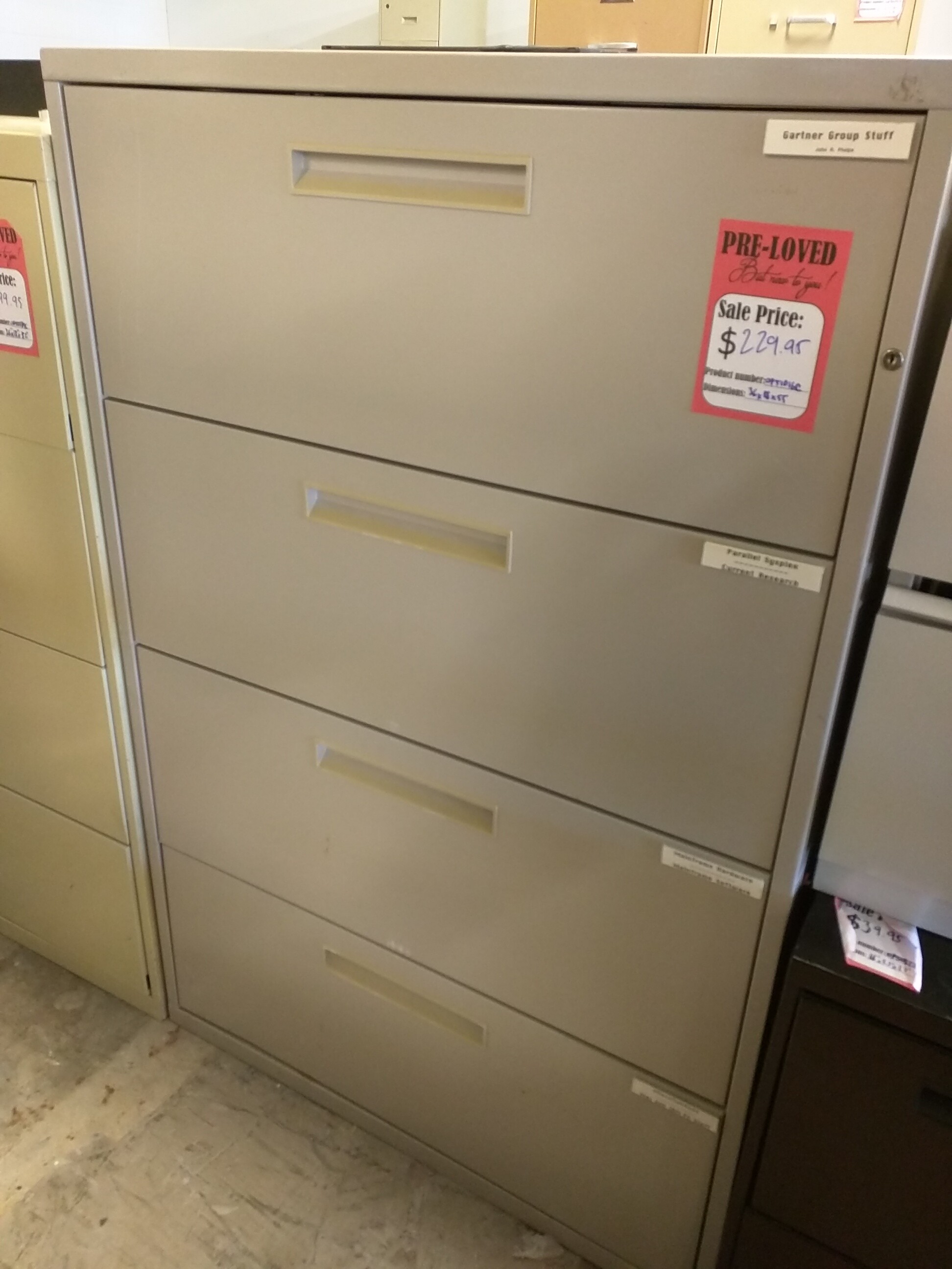 Used Lateral Filing Office Pro's Discount Furniture Store