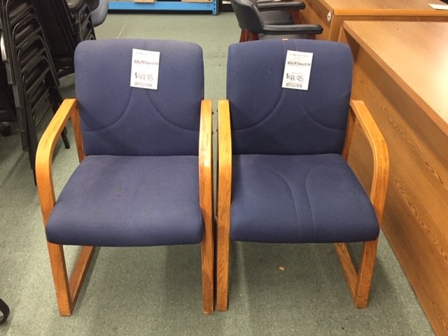 Used Blue Upholstery Chairs