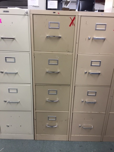 Used office top file cabinets
