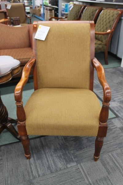 Khaki Upholstered Side Chair