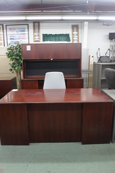 Used Three Piece Executive Desk Set