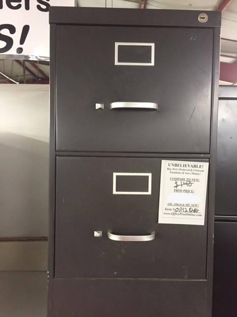 USED Two Drawer Filing Cabinet