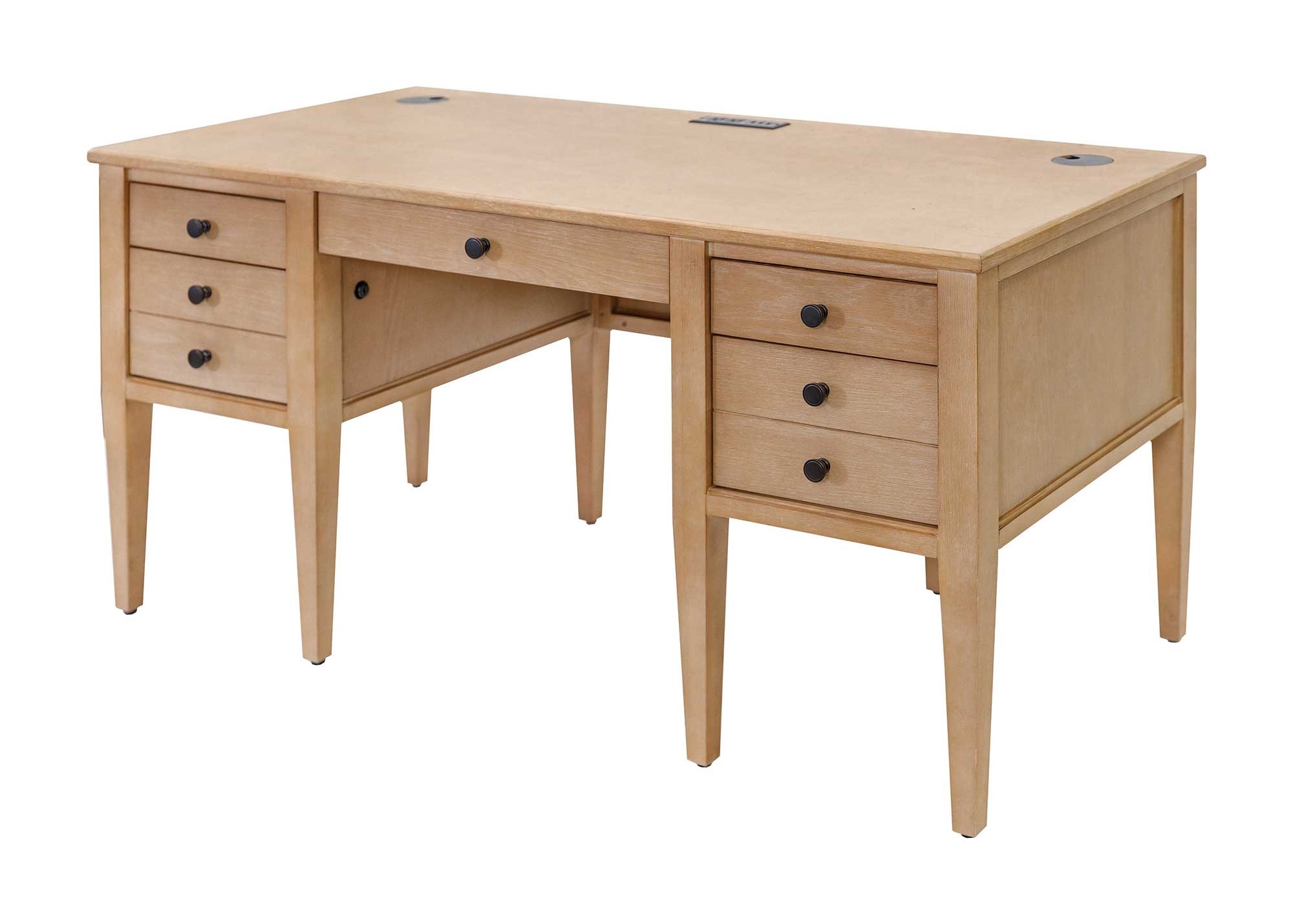 Laurel Half Pedestal Desk by Martin Furniture