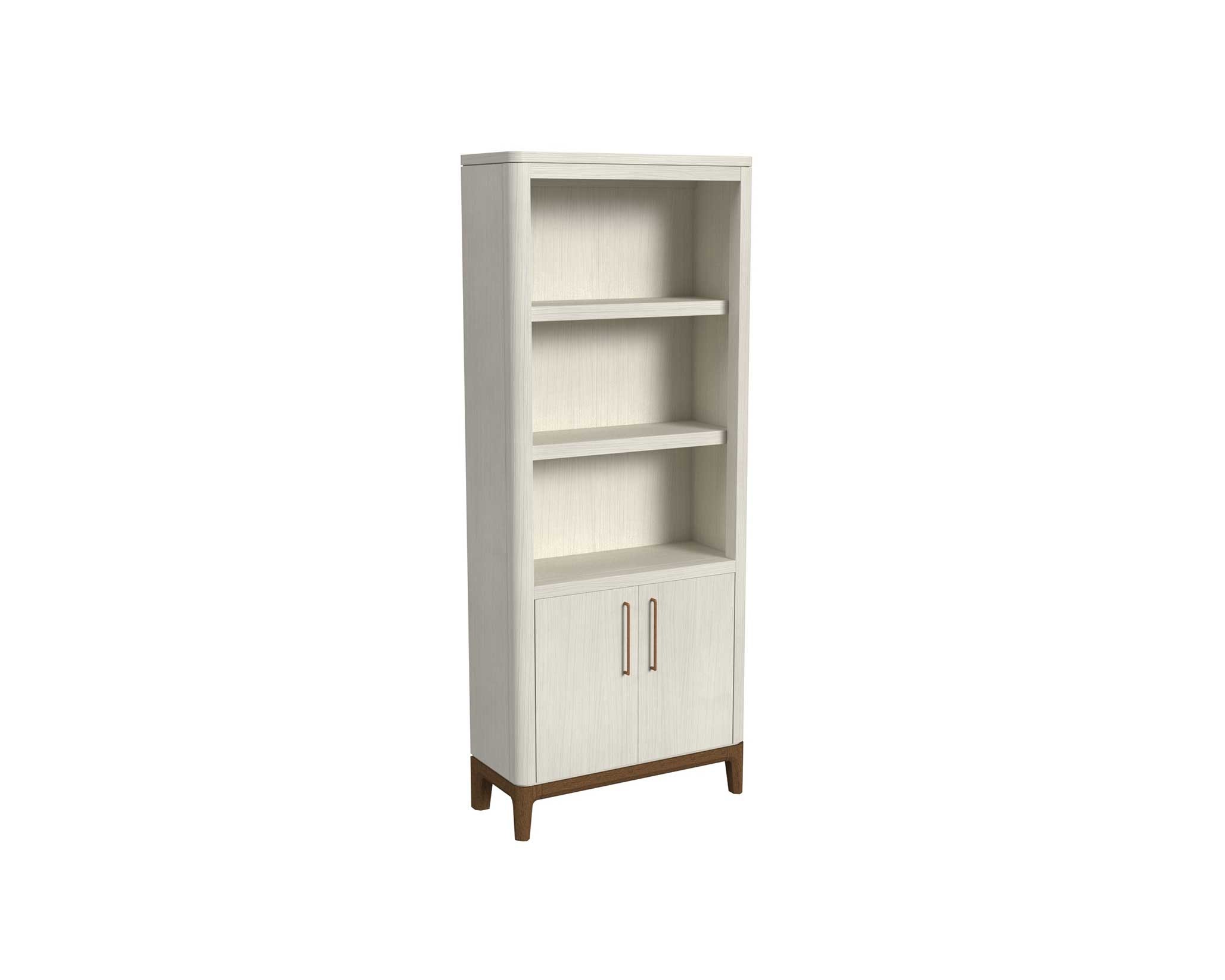 Pomona 78″ H Bookcase with Doors by Martin Furniture