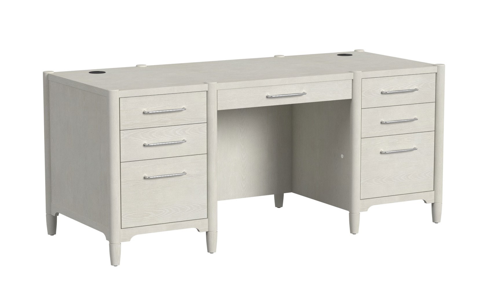 Towne Double Pedestal Desk by Martin