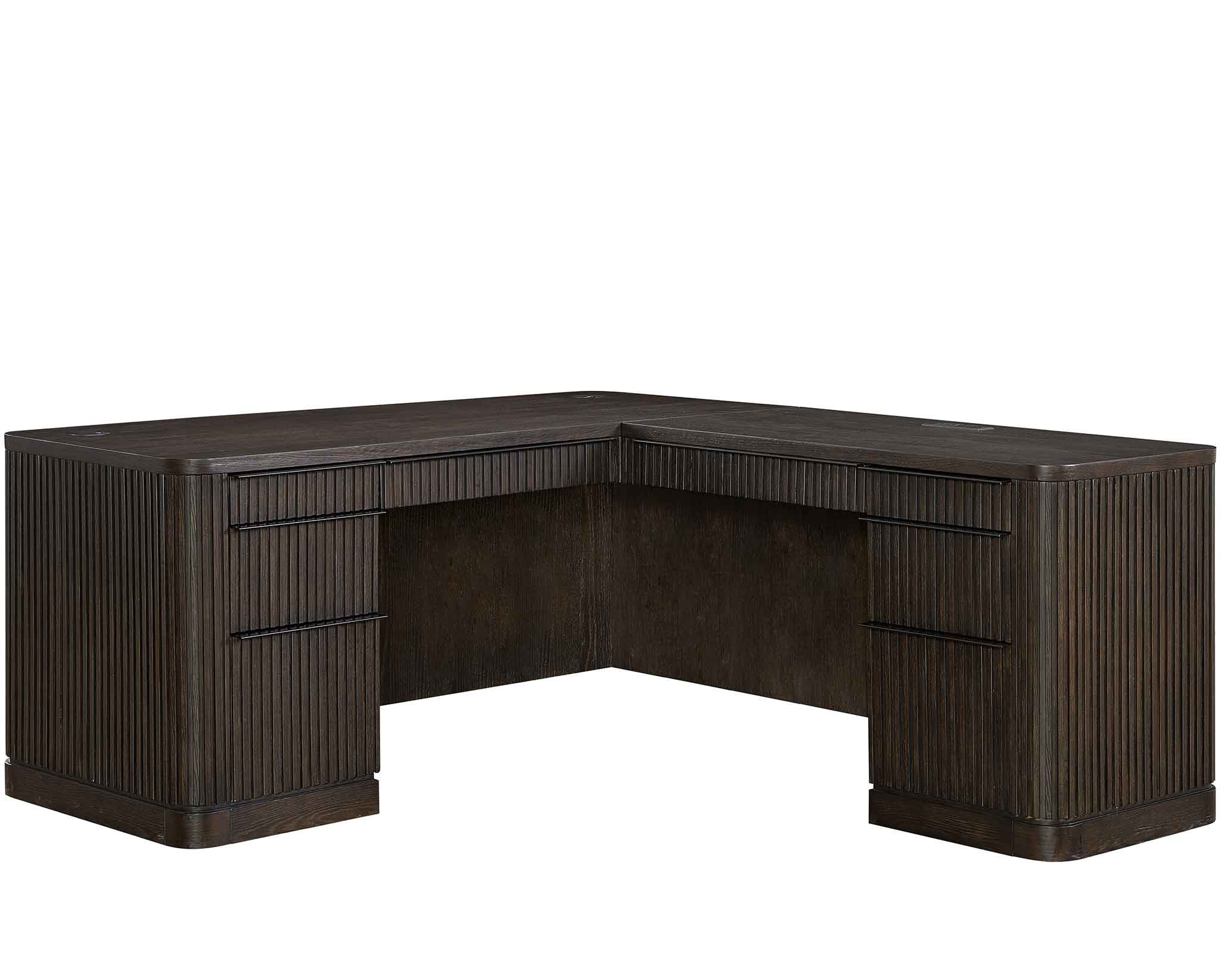 Tulane Office Pedestal L-Desk by Martin Furniture