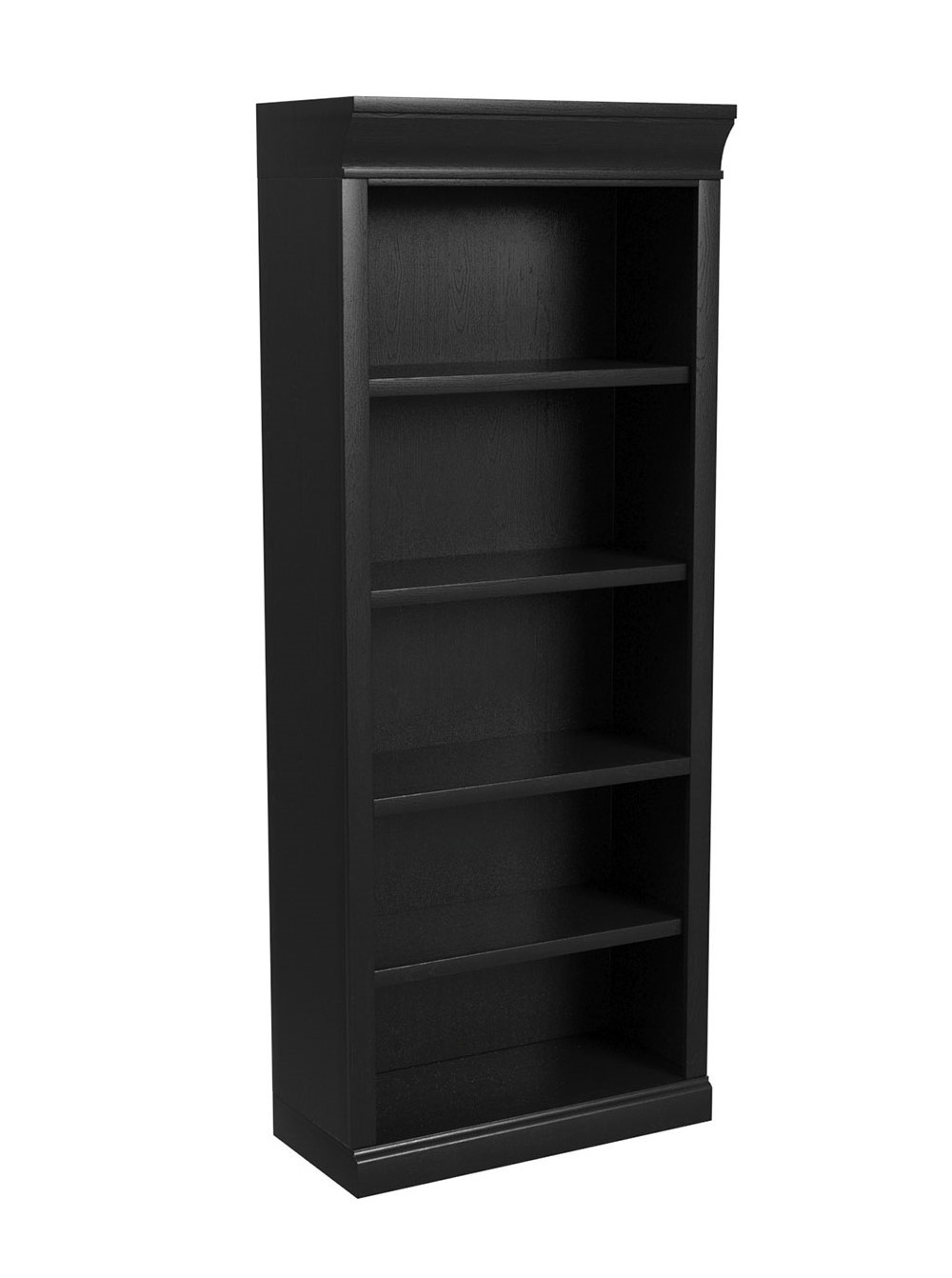 Willow Lane Open Bookcase by Martin, Ebony Black