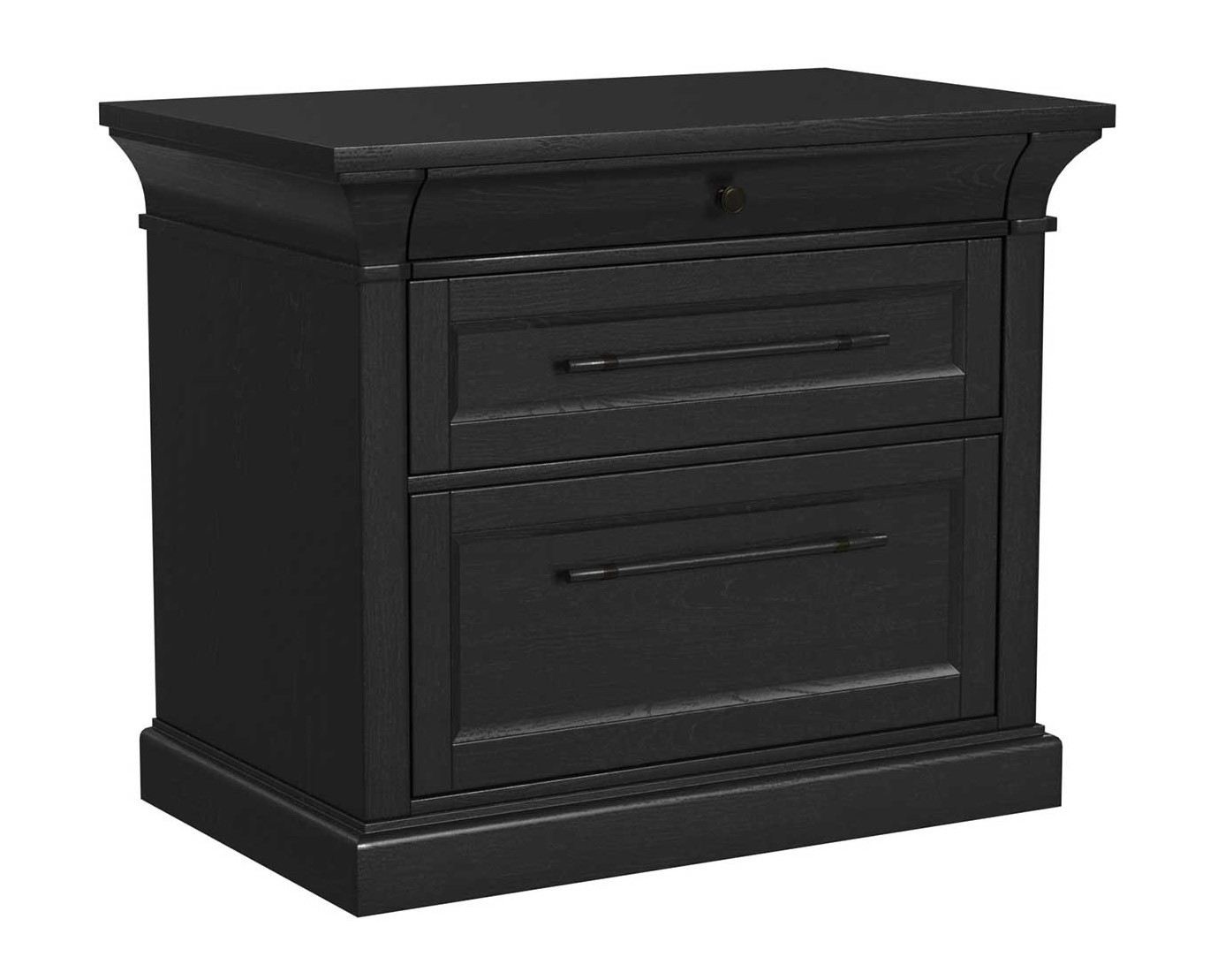 Willow Lane Lateral File by Martin, Ebony Black