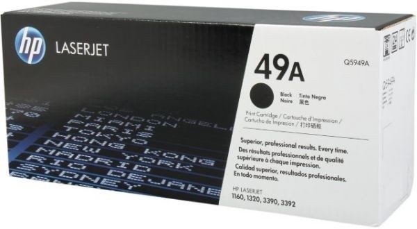 HP 49A Black Original LaserJet Toner Cartridge - Q5949A