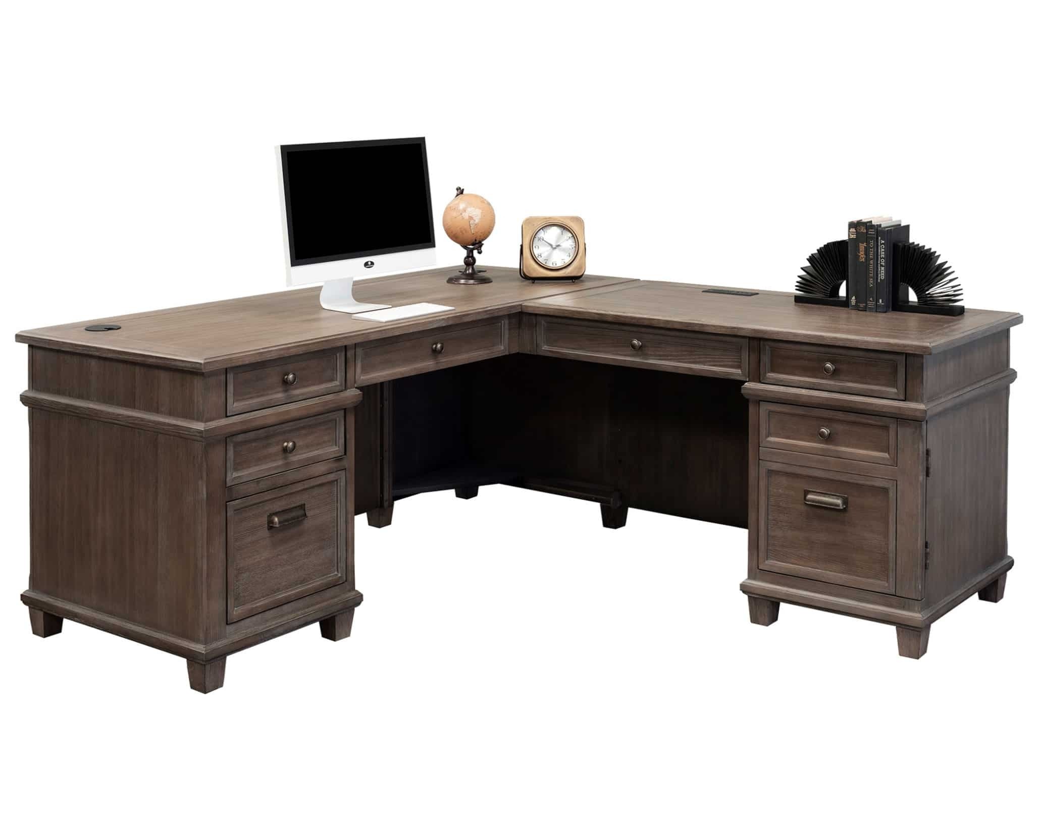 Carson L-Shaped Desk by Martin Furniture