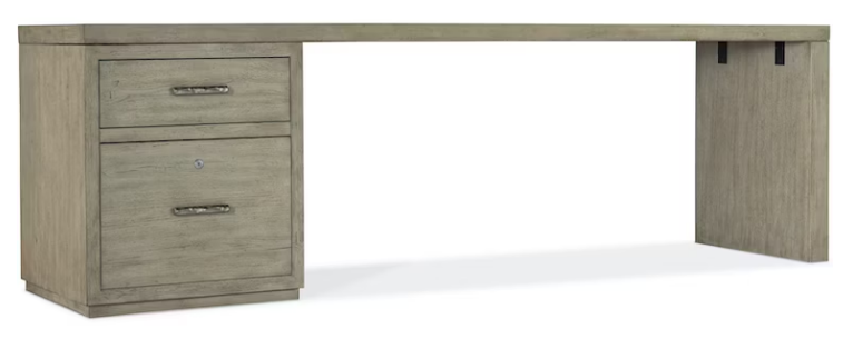 Hooker Furniture Home Office Linville Falls 96" Desk with Small File