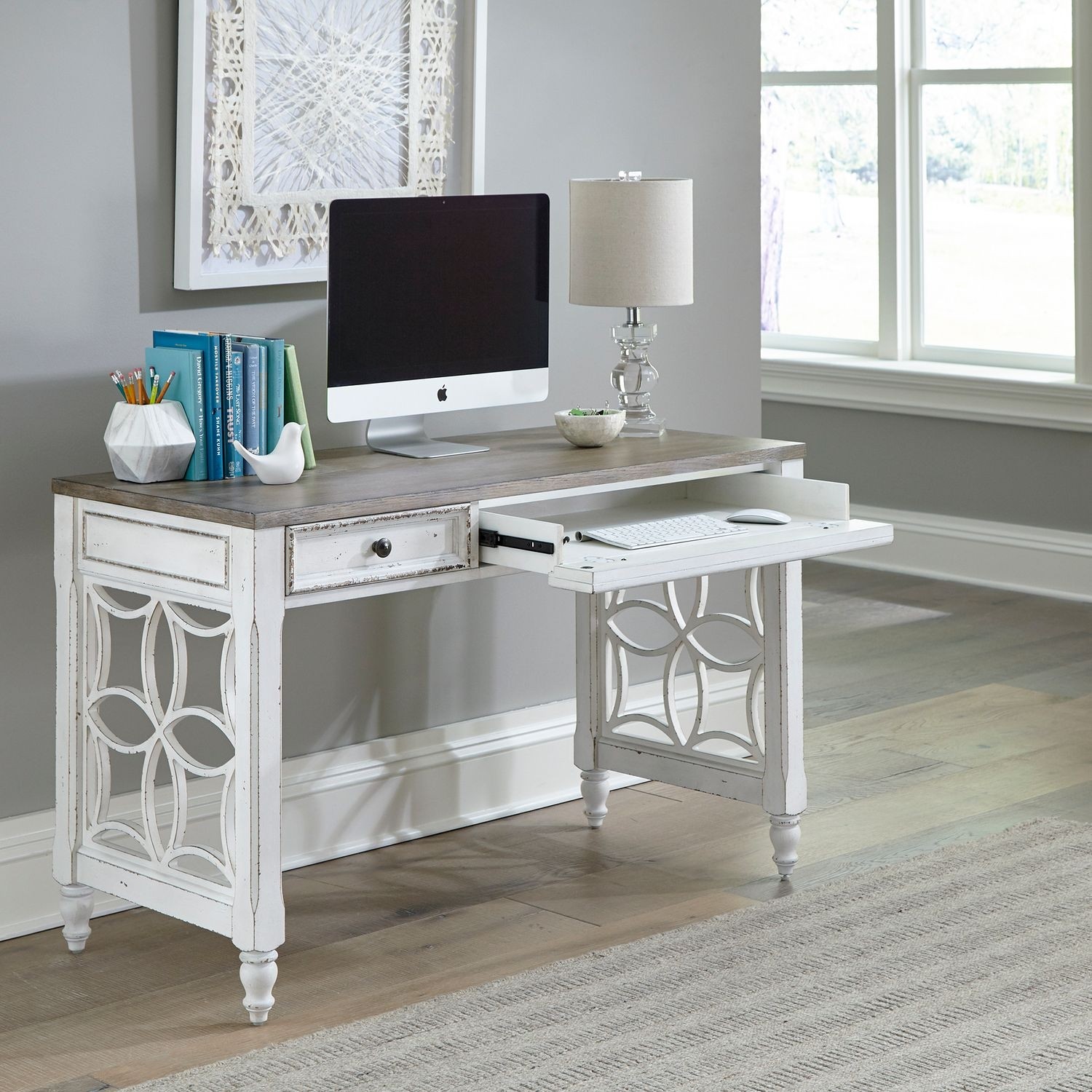 Magnolia Manor L Writing Desk by Liberty Furniture